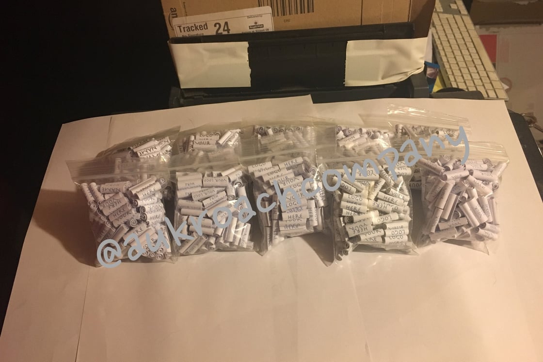 Image of Custom Colour Roaches (100X10)
