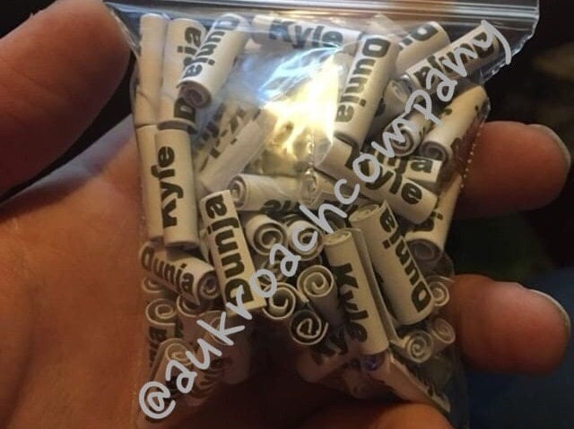 Image of Custom Black and White Roaches (100)