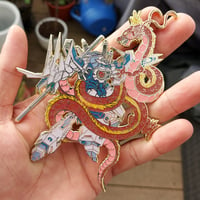 Image 2 of Dragon Gundam VS. Shenron PIN