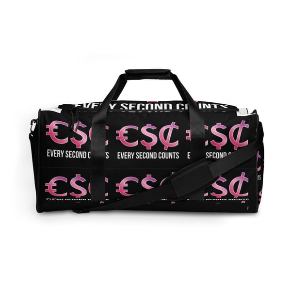 Image of BLK/WHT/PNK ESC DUFFLE