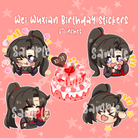 Image 2 of LWJ Birthday Set and Birthday Stickers Sets