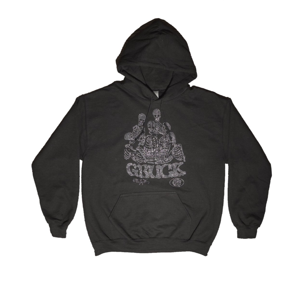 PULL OVER rhinestone hoodie | GBUCK