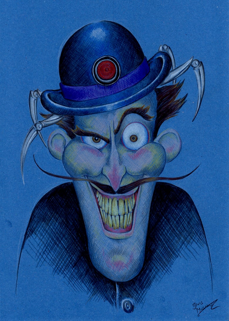 Image of Bowler Hat Guy & DOR15 - original art