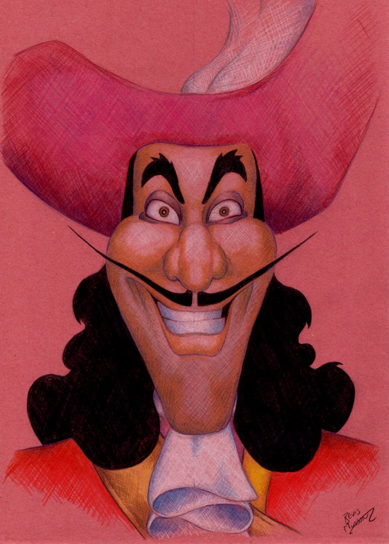 Image of Captain Hook - original art