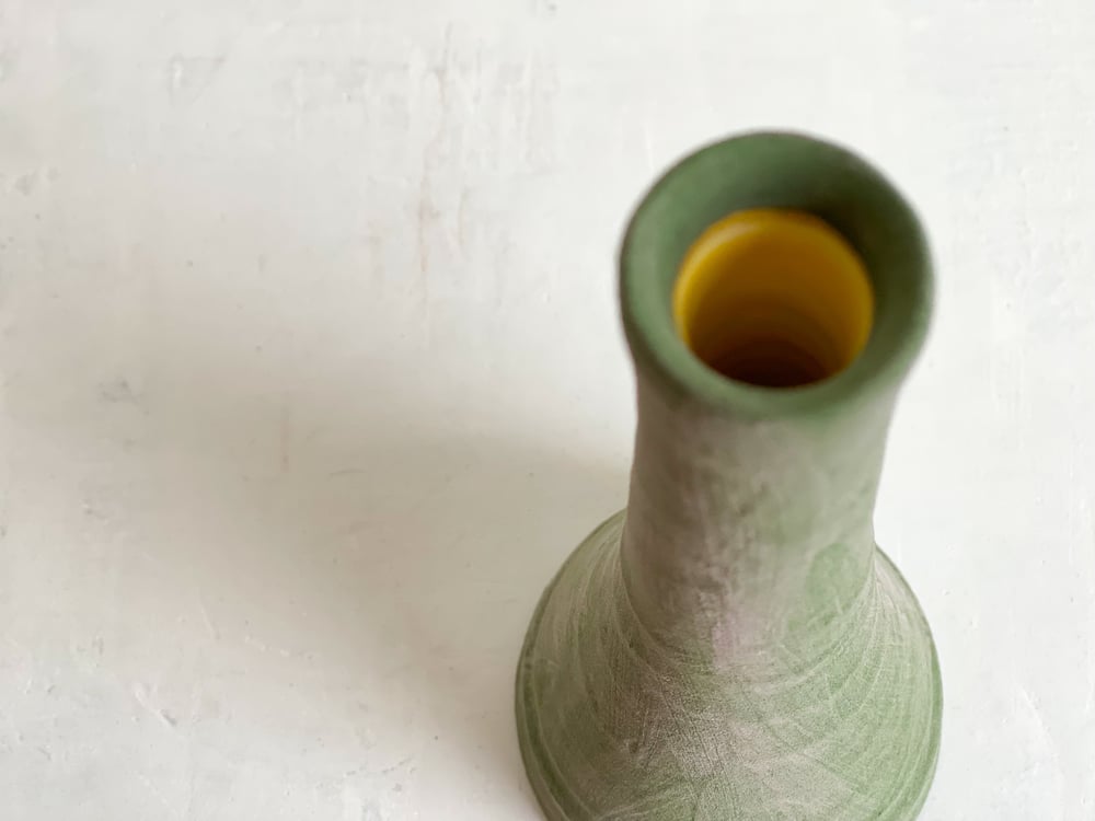 Image of Green Stupa Vase