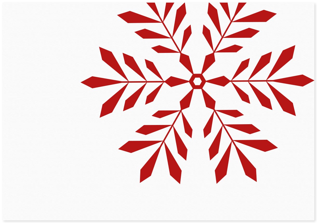 Image of Snowflake | Large Red