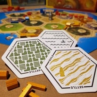 Image 1 of Settlers of Catan Coasters - 8 Unique Designs 