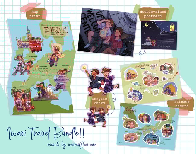 HQ!! Iwaoi Travel Bundle