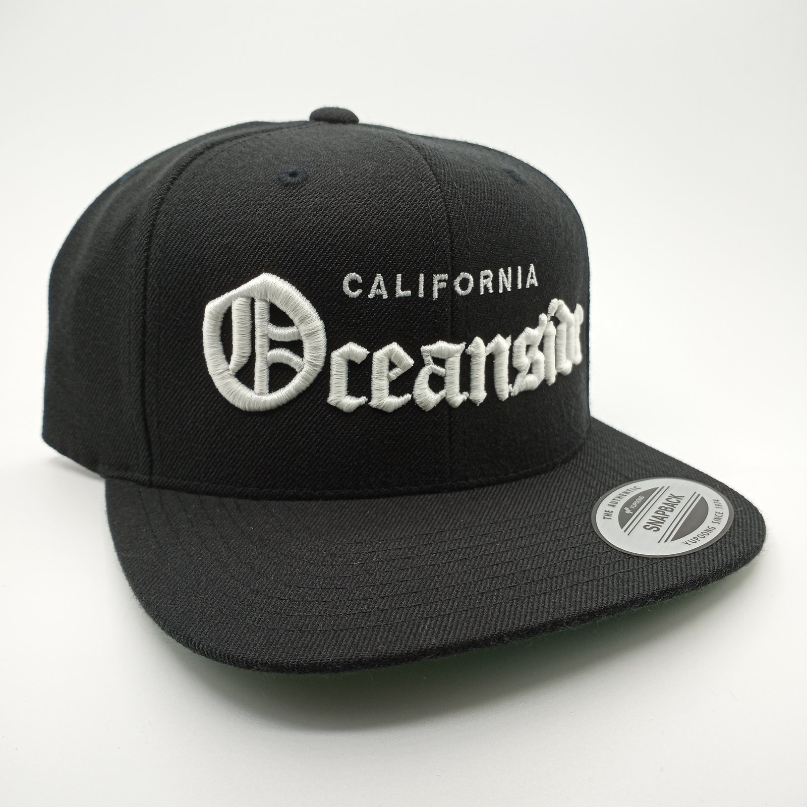 Oceanside Old English Snapback | Oceanside Localwear |The