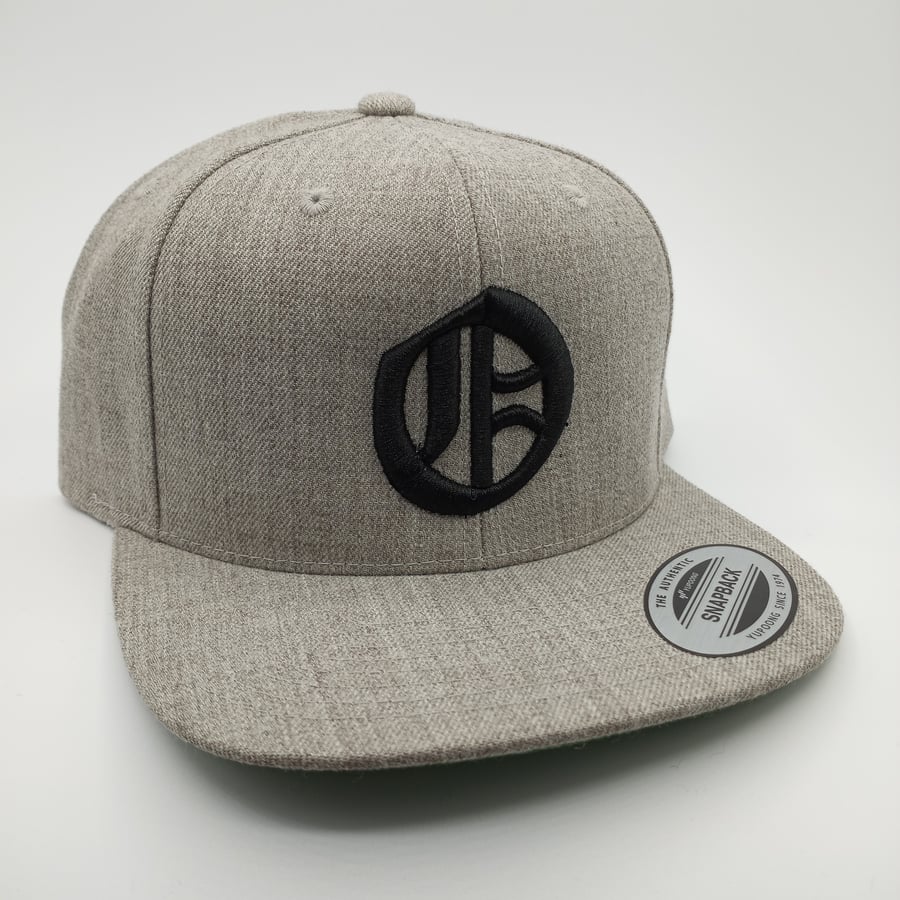 Image of Old English "O" Snapback (Ash)