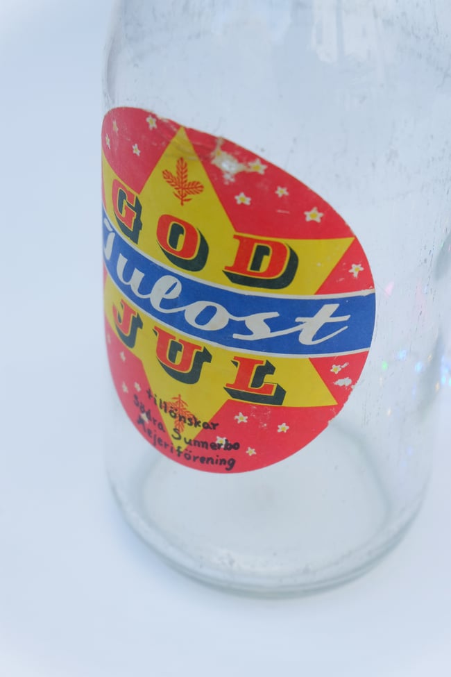 Vintage Christmas Bottle