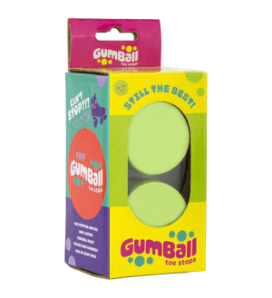 Image of Gumball Toe Stops - Lime 75A (Pair)