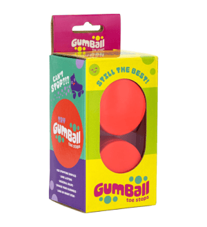 Image of Gumball Toe Stops - Watermelon 83A (Pair)