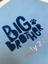 Image 2 of Big Brother/Big Sister, baby announcement bandanas