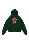 Teddy Ruckus Hoodie / Forest Green