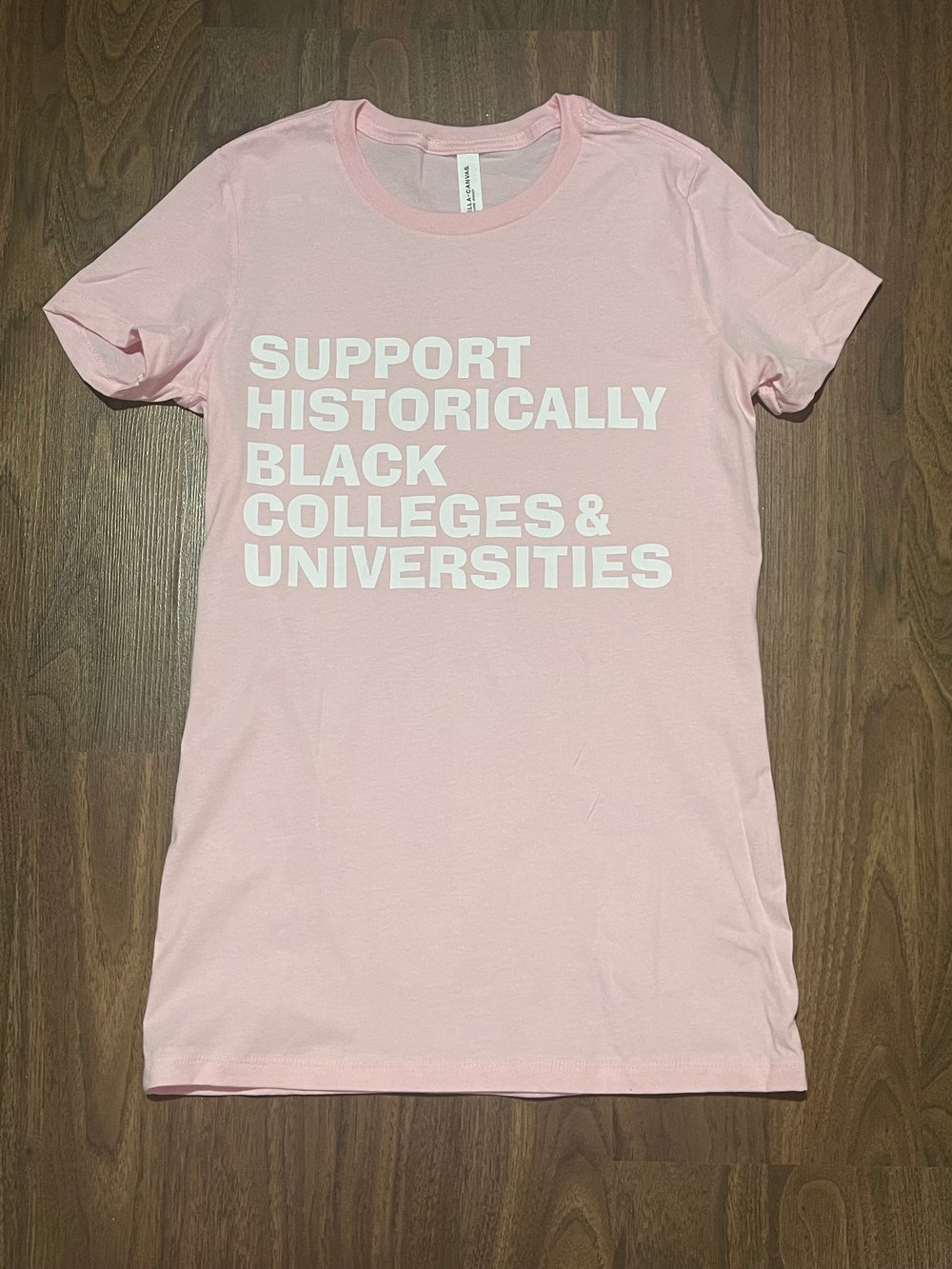 Support H.B.C.U.s Ladies Slim Fit T-Shirt