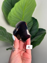 Image 1 of CHOOSE YOUR OWN HALF POLISHED BLUE SUMATRAN AMBER -INDONESIA- **UV REACTIVE**