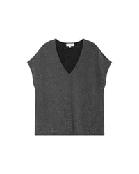 Image 6 of Top Cuello V Lurex Plata Tango