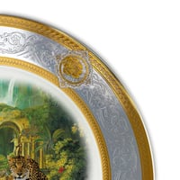 Image 2 of Leopards ruins - Large Fine China Plate - #0775