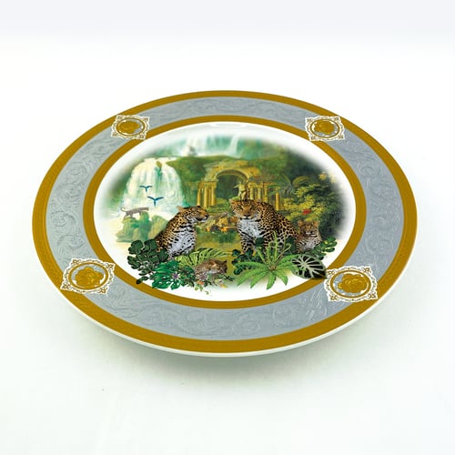 Image of Leopards ruins - Large Fine China Plate - #0775