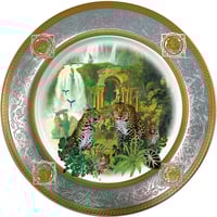 Image 1 of Leopards ruins - Large Fine China Plate - #0775