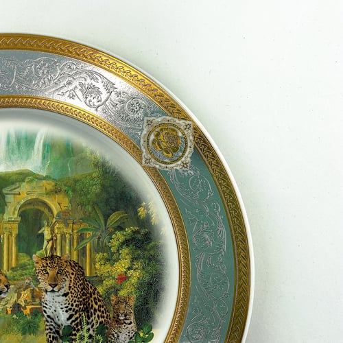 Image of Leopards ruins - Fine China Plate - #0790