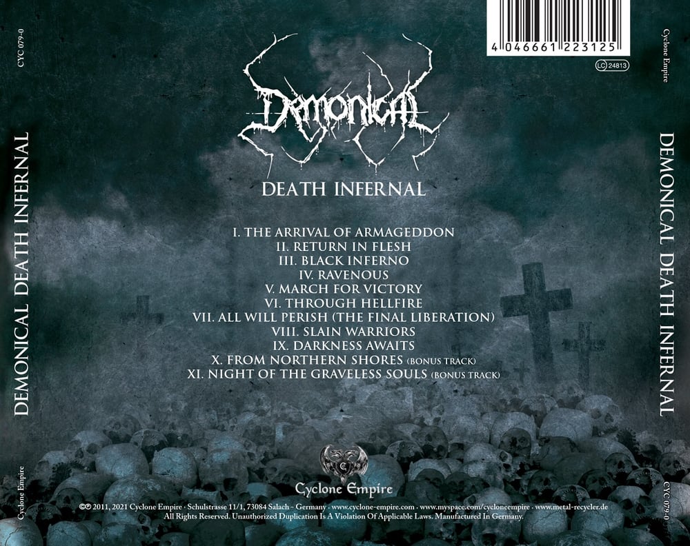 Image of DEATH INFERNAL CD