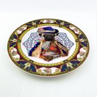 Image 2 of Lord Pug - Carlino - Large Fine China Plate - #0777