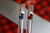 Image 3 of Christmas Glass Straw Set of 4