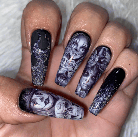 chola nails designs