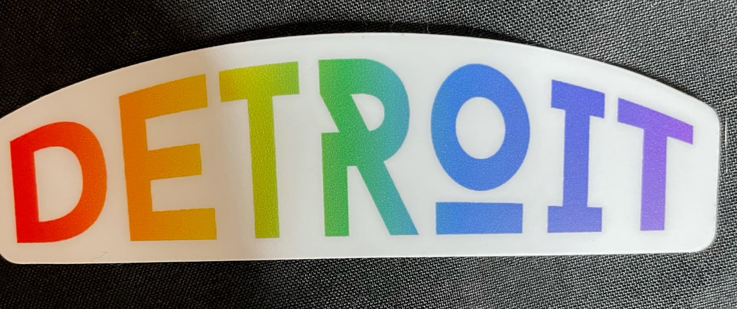 Detroit Rainbow Sticker