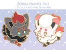 Image 1 of Zorua Enamel Pins