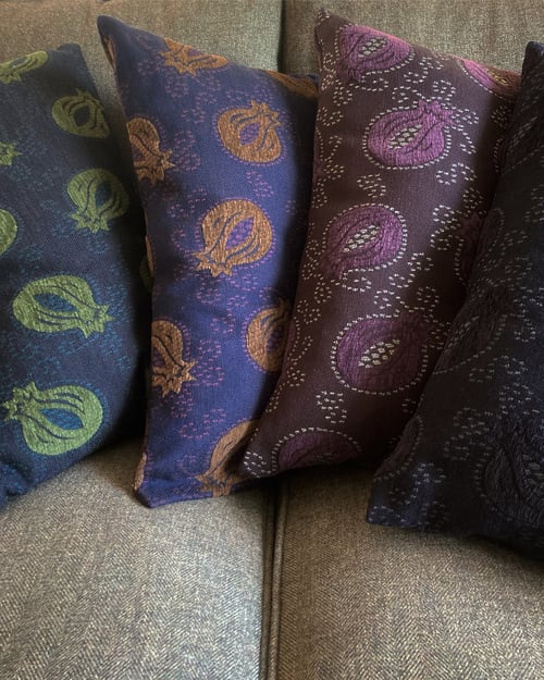 Image of Graphite 'Pomegranate' Cushions