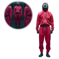 Squid Game Adult Jumpsuits Loose Men Women Halloween Cosplay Costume