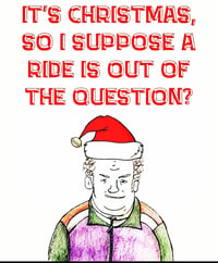 Christmas Ride Card 