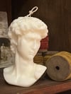 King David Soy Bust Sculptural Candle  