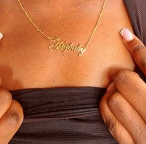 Image of PERSONALISED NECKLACE-YAA BABY