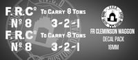 Image 1 of F&WHR WAGGON / VAN DECAL PACKS  16MM