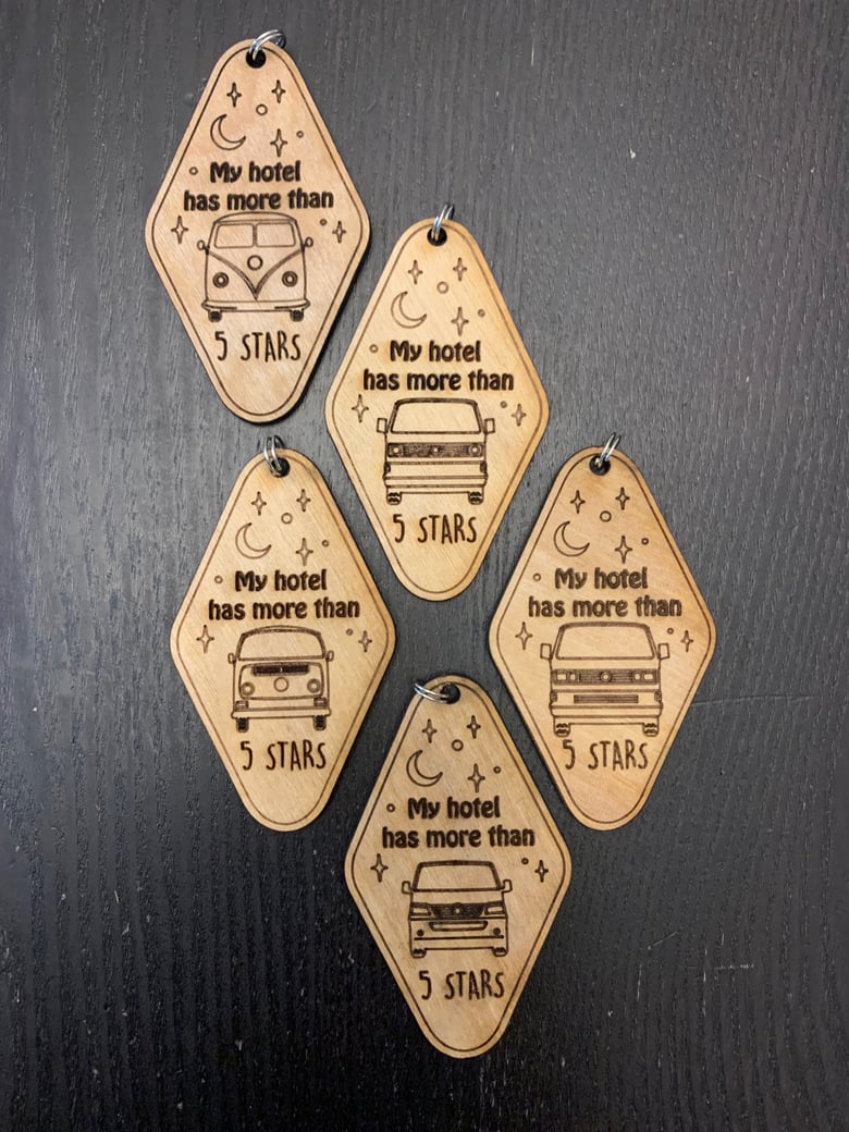 Image of 5 Star Bus Hotel Key Chain