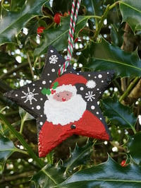 Image 2 of Various Christmas designs on slate star