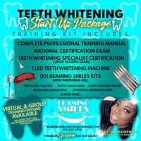  Teeth Whitening  Business Start Up Training & Certification Package