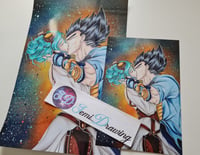 Image 2 of Bulma und Vegeta Poster