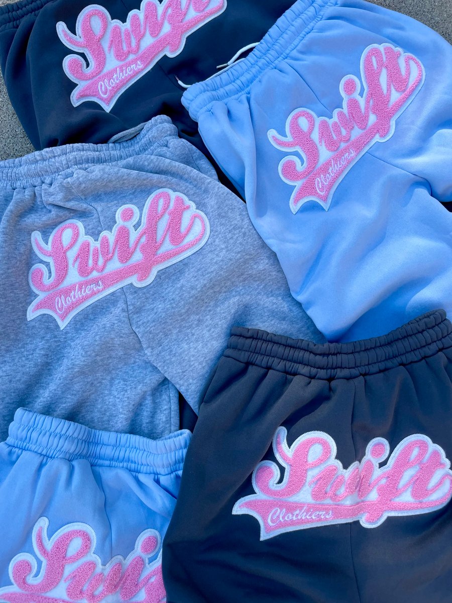 Image of Chenille "Script" Sweatpants
