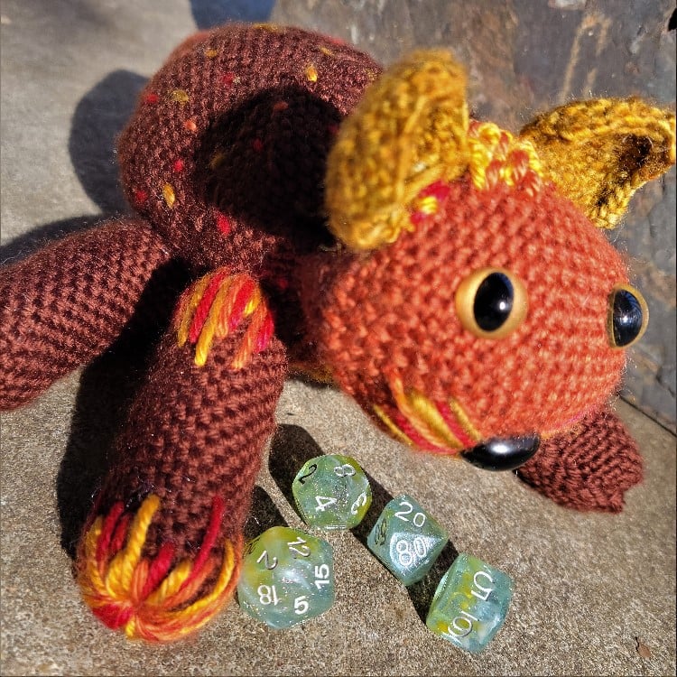 Image of Dice Guardian, Handmade FireCat