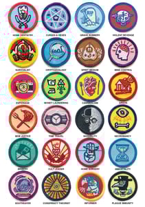 Image of Alternative Scouting Merit Badges - FULL SET OF 24