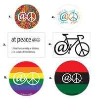 Image 2 of At Peace Stickers