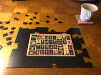 Image 1 of Mah Jongg in Cedar,  Unique Custom Laser Cut Wooden Puzzle