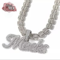 Image 1 of Cluster Name Necklace