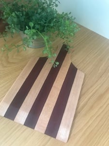 Image of Wooden Spatula--Purple Heart & Maple