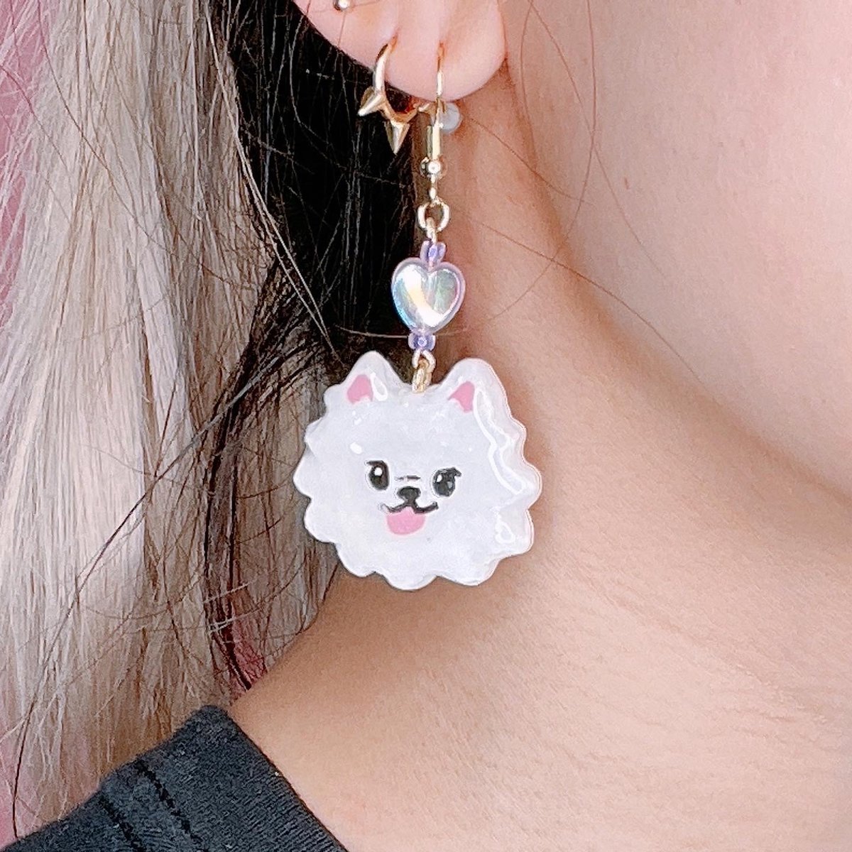 Pet earrings hotsell